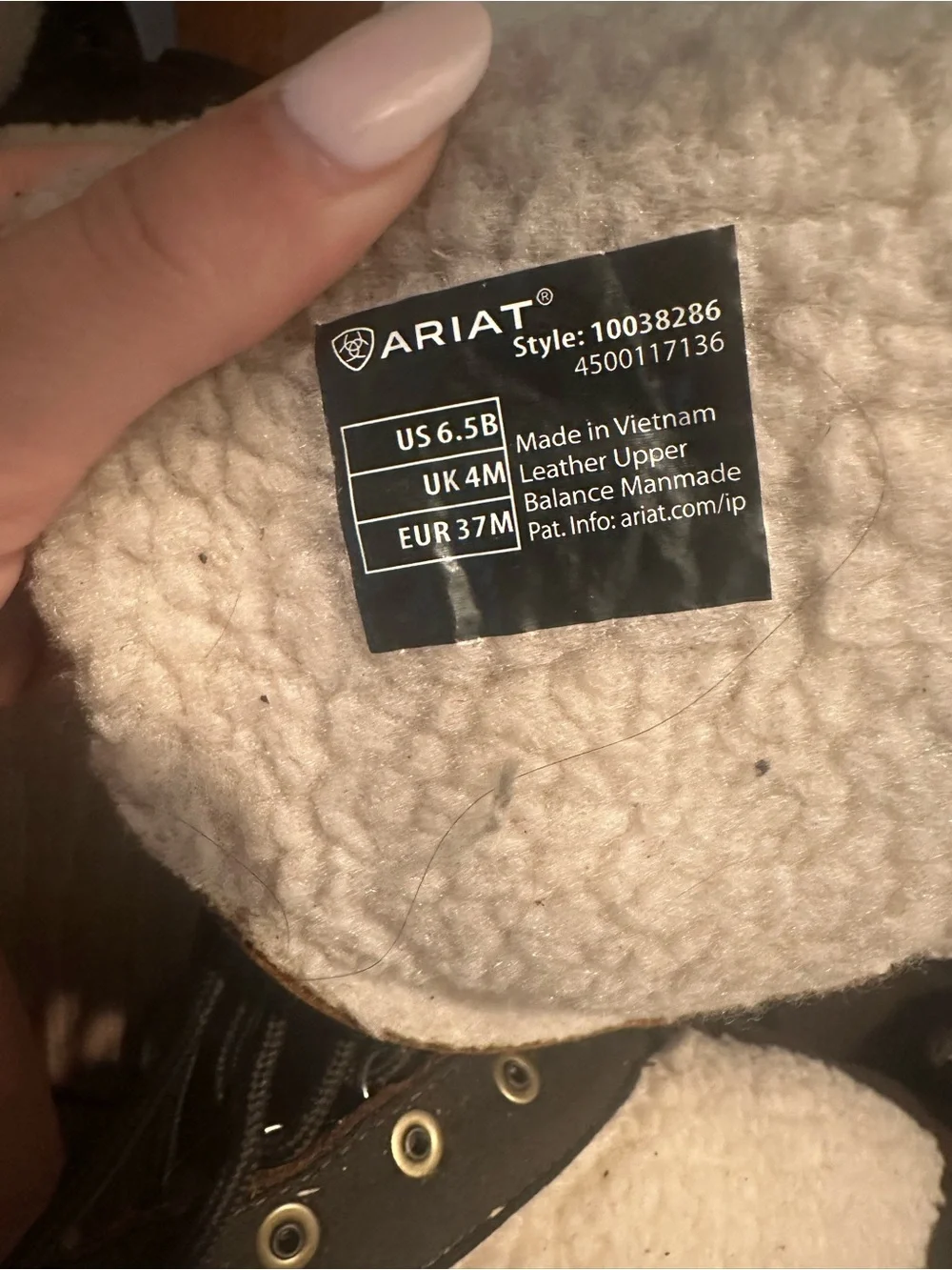 Ariat Women's Tall Brown Lace-Up Winter & Rain Boot